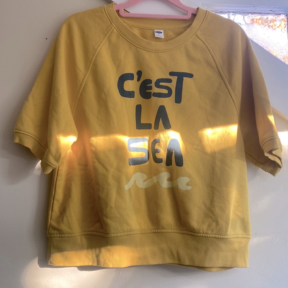 Old Navy Short-Sleeve Sweatshirt